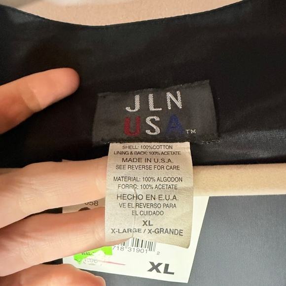 NEW Vintage Folk Santa Christmas Vest Waistcoat 1990s - Picture 3 of 4